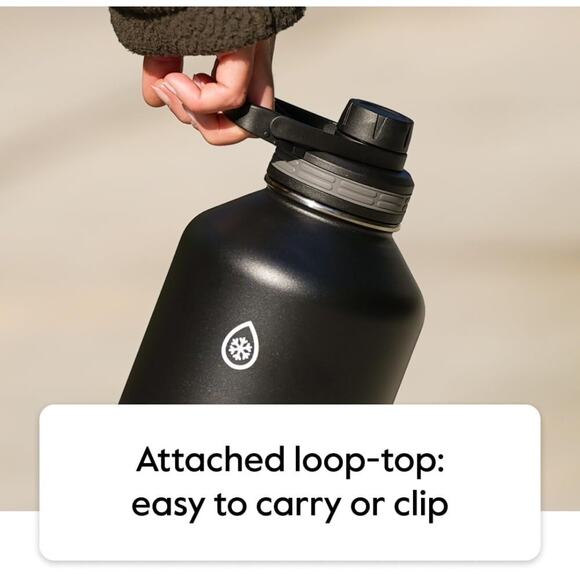 ThermoFlask 40oz Insulated Stainless Steel Bottle with Spout Lid, Gray NWT - Picture 11 of 11